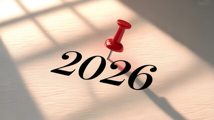 Happy New Year 2026 web Banner, Placard, Design Template, Logo, poster, greeting card, header, created with generative ai	