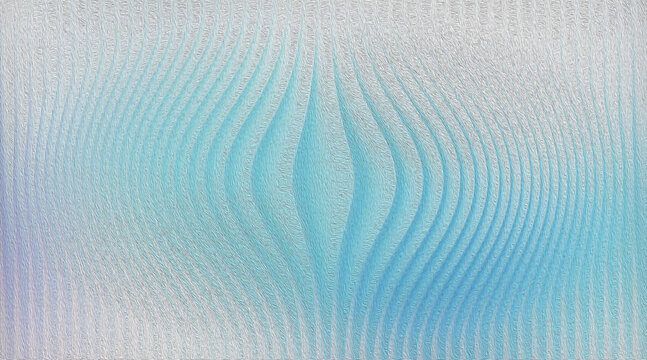 Abstract Light Blue Pattern Texture Painting Style Curve Lines Swirls Effect