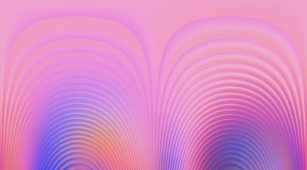 Obraz premium Abstract Pink Curves Gradient Background with Circular Arcs and Wavy Design
