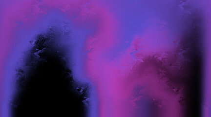 Fototapeta premium Abstract Purple and Blue Pattern with Triangle Mesh Texture and Black Accent