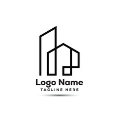 building architecture logo template icon