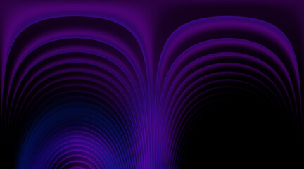 Abstract Purple Curves Cascade on Transparent Background, Modern Elegant Design © SHEULIKAJIM