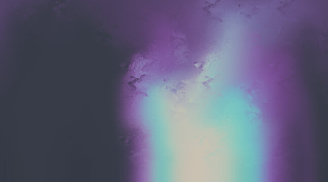 Abstract Purple Textured Background with Geometric Lines and Soft Teal Gradient