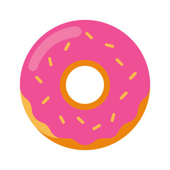 donut isolated on white