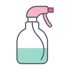 spray bottle vector