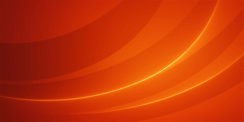 Bright, fiery orange and red wave vector abstract background illustration with a glowing light pattern and gradient texture design