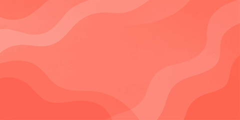 Soft abstract red background design with wavy silk texture and golden lines