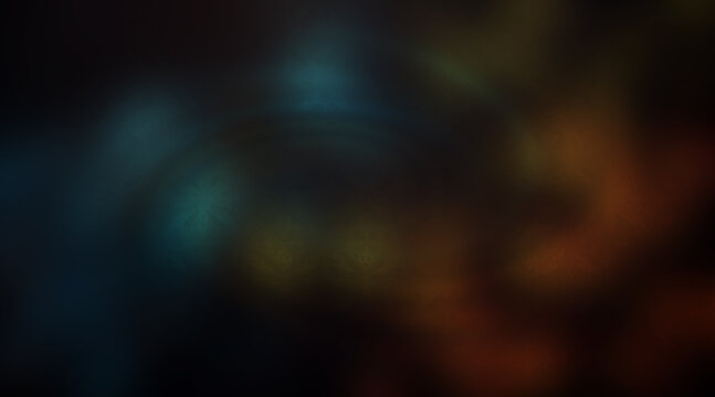 Artistic Abstract Texture with Blue, Brown, and Orange Gradient Background Color