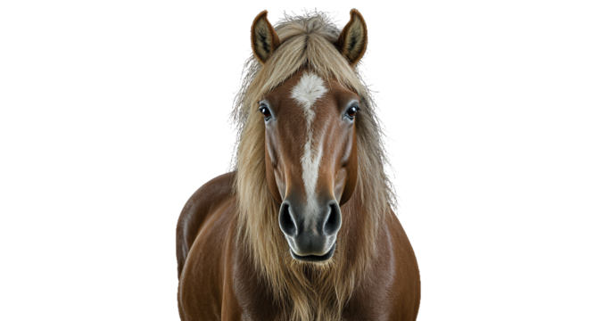 Portrait of a Majestic Horse Against a Dark Background