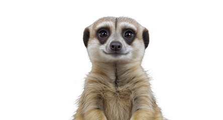 Surprised Animal Portrait on Neutral Background