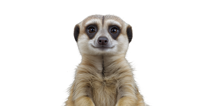 Surprised Animal Portrait on Neutral Background