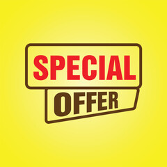 offer design, special offer vector icon