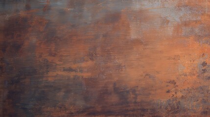 Close-up detailed view of a rusty metal surface with rough corroded texture and natural oxidation patterns, creating an aged industrial background with space for design, text or creative layout use