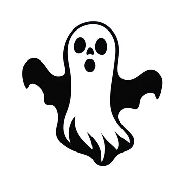 AI Image of a spectral figure emerging from shadows minimalist and enigmatic ghostly apparition