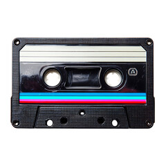 Fototapeta premium Vintage audio cassette tape nostalgia vibes.