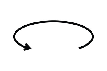 round and rotate arrow icon, 90 180 360 degree round and rotate arrow icon.