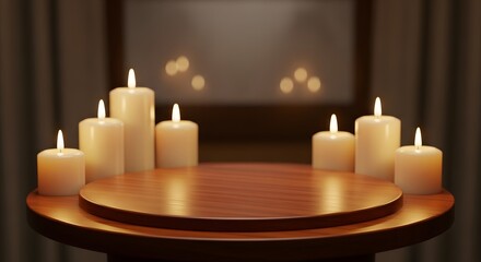 candles in the church