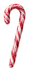 A red and white candy cane