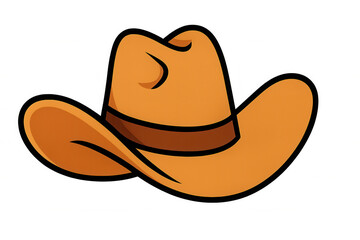 Cowboy Hat Icon Representing Wild