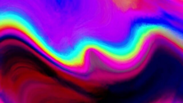 Abstract colorful background with light and wave motion design, a vibrant rainbow pattern of lines with blue and purple energy. Free Video 4k