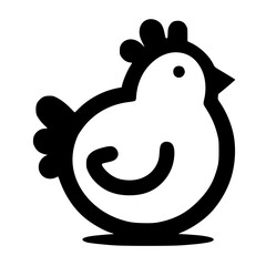 Silhouette of the piggy bank logo