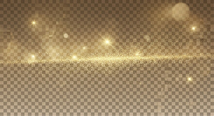 A mystical golden light streaks across the frame, exuding an ethereal and dreamlike ambiance, with sparkling particles dancing within a smoky atmosphere. overlay texture for your design. 