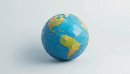 Fototapeta premium Show Earth with a Single color (can be any), without any extra elements or details.