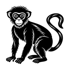 vector art of monkey 