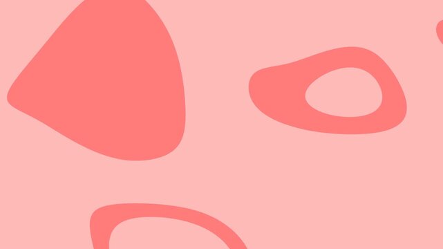Abstract coral on pink organic blob animation loop. Use as modern background for intros, titles, promos, presentations, websites, and social overlays.