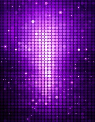 Purple disco lights, glowing spots