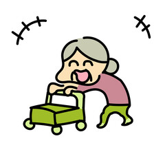 走るシリーズ・おばあちゃん２