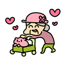 走るシリーズ・おばあちゃん３