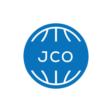JCO Basketball Icon Logo. JCO Design for Sports Team, Club, and Athletic Branding. JCO Best Icon.
