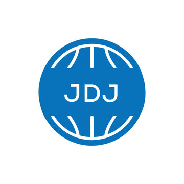 JDJ Basketball Icon Logo. JDJ Design for Sports Team, Club, and Athletic Branding. JDJ Best Icon.
