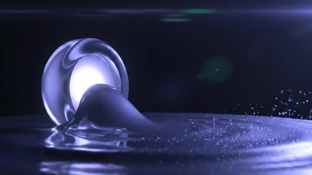 Cofactor Gate - Particles Funnel, Gate Glows, Membrane Sheen Revives in Expanding Waves