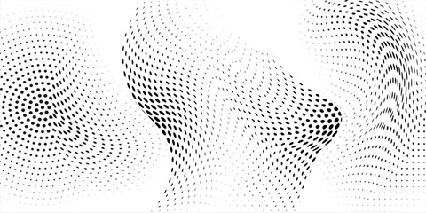Abstract halftone dotted background. Monochrome grunge pattern with dot and circles.  Vector modern pop art texture for posters, sites, business cards, cover, postcards, labels, stickers layout.