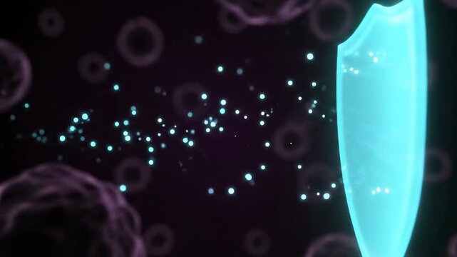 Antioxidant Glide - Shield Calms Radical Swarm, Colors Cool from Magenta to Teal Serenity