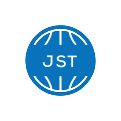 JST Basketball Icon Logo. JST Design for Sports Team, Club, and Athletic Branding. JST Best Icon.
