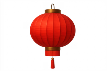 Red chinese lantern hanging for lunar new year