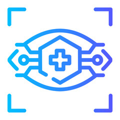 ai eye scan icon