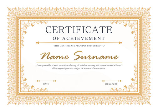 certificate of completion template