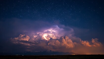 Fototapeta premium fire in the sky