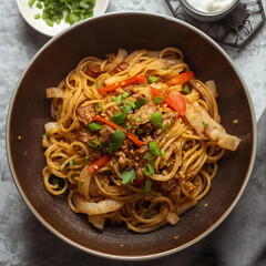 spaghetti with chicken