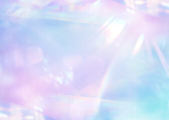 キラキラと輝く青色の背景