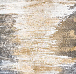 Obraz premium Textured abstract surface with layered earthy tones and white brush strokes.