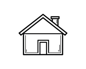 Obraz premium House home building vector illustration