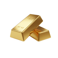 Luminous golden bars, signifying prosperity and luxurious wealth, meticulously rendered against