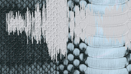 Snake skin and sound wave pattern for modern and abstract backgrounds