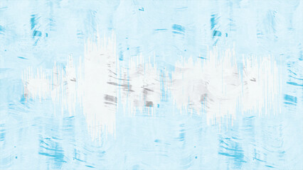 Abstract light blue background with white brush strokes pattern design