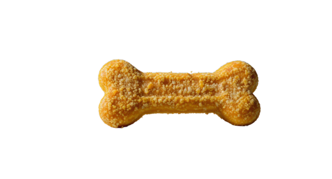Dog Bone Shaped Snack in Studio